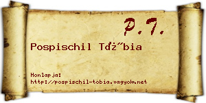 Pospischil Tóbia névjegykártya